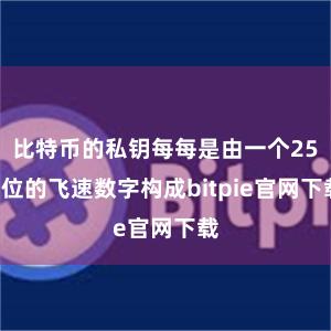 比特币的私钥每每是由一个256位的飞速数字构成bitpie官网下载