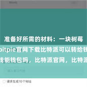 准备好所需的材料：一块树莓派开采板bitpie官网下载比特派可以转给钱能钱包吗，比特派官网，比特派钱包，比特派下载